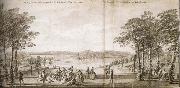 Jacques Rigaud View of such parts as are seen from the Building at the Head of the Lake oil painting